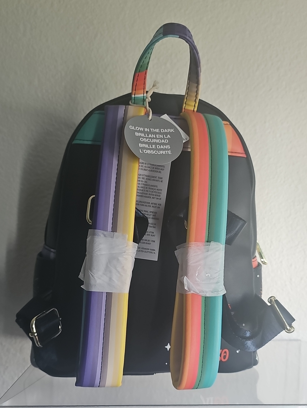 NWT Disney Parks Loungefly Backpack - The Three Caballeros Glow In The Dark - Picture 3 of 6